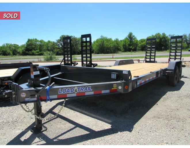 2024 Load Trail BP Car Hauler Flatbed 83 X 22 Flatbed BP at Trailers and Hitches STOCK# 02703 Exterior Photo