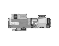 2017 Keystone Avalanche 330GR Fifth Wheel at Trailers and Hitches STOCK# 60814 Floor plan Image