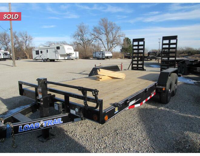 2022 Load Trail Load Trail BP Car Hauler Flatbed 83 X 18 Flatbed BP at Trailers and Hitches STOCK# 56735 Exterior Photo