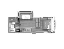2022 Prime Time Avenger 21RBS Travel Trailer at Trailers and Hitches STOCK# 33208 Floor plan Image