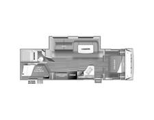 2022 Prime Time Avenger 27DBS Travel Trailer at Trailers and Hitches STOCK# 34021 Floor plan Image