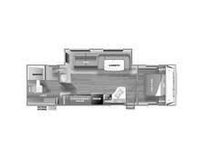 2022 Prime Time Avenger 27RBS Travel Trailer at Trailers and Hitches STOCK# 34789 Floor plan Image