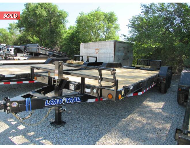 2022 Load Trail BP Car Hauler Flatbed 83 X 22 Flatbed BP at Trailers and Hitches STOCK# 75763 Exterior Photo