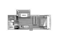 2023 Prime Time Avenger LE 21RBSLE Travel Trailer at Trailers and Hitches STOCK# 35316 Floor plan Image