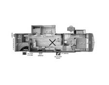 2023 Rockwood Signature 2891BH Fifth Wheel at Trailers and Hitches STOCK# 03395 Floor plan Image
