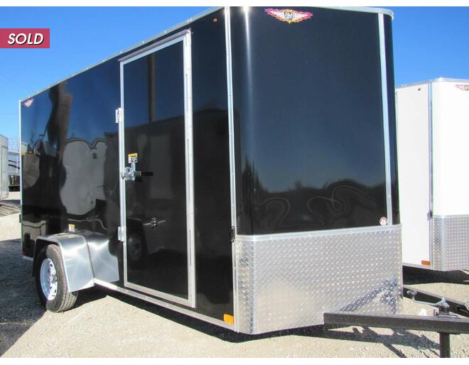 2023 H and H Cargo 6X12 Cargo Encl BP at Trailers and Hitches STOCK# 81613 Exterior Photo