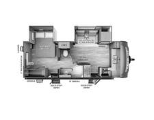 2023 Rockwood Mini Lite 2516S Travel Trailer at Trailers and Hitches STOCK# 89223 Floor plan Image