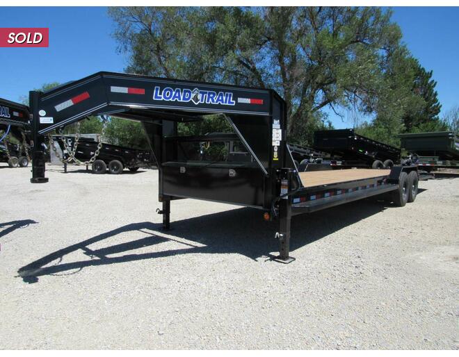 2024 Load Trail GN Carhauler 83 X 28 Flatbed GN at Trailers and Hitches STOCK# 02499 Exterior Photo