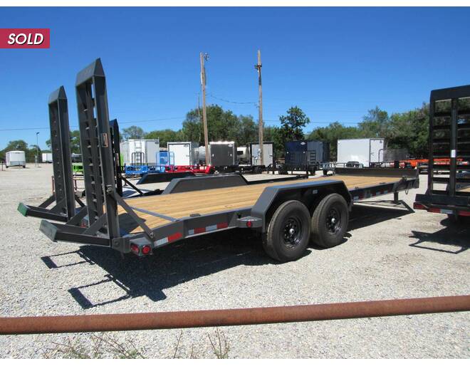 2024 Load Trail BP Car Hauler Flatbed 83 X 22 Flatbed BP at Trailers and Hitches STOCK# 02703 Photo 2