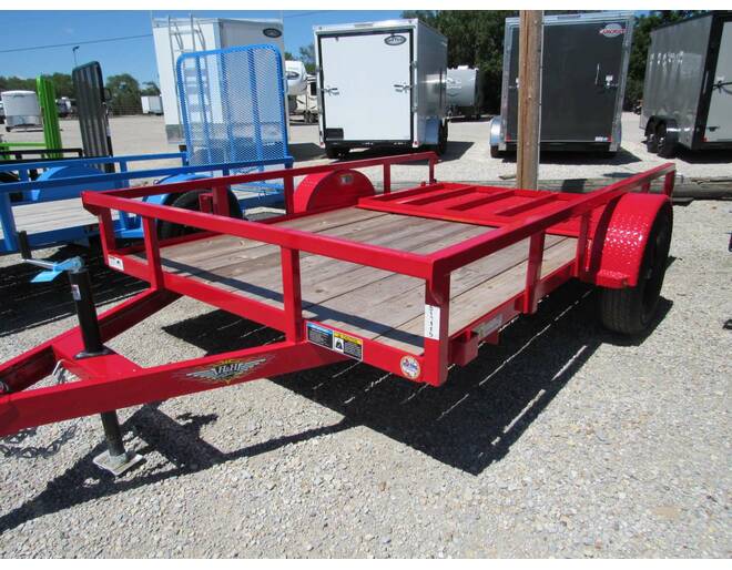 2023 H and H BP Open Utility 76 X 10 Utility BP at Trailers and Hitches STOCK# 87885 Photo 2