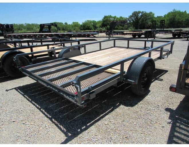 2023 H and H BP Open Utility 82 X 12 Utility BP at Trailers and Hitches STOCK# 87886 Photo 2