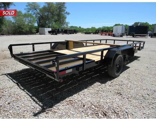 2023 H and H BP Open Utility 82X18 Utility BP at Trailers and Hitches STOCK# 87889 Photo 2