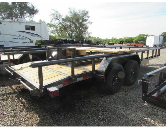 2024 Load Trail BP Car Hauler Flatbed 83 X 20 Flatbed BP at Trailers and Hitches STOCK# 06819 Photo 2