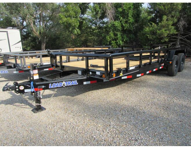 2024 Load Trail Load Trail BP Car Hauler Flatbed 83 X 22 Flatbed BP at Trailers and Hitches STOCK# 06820 Exterior Photo