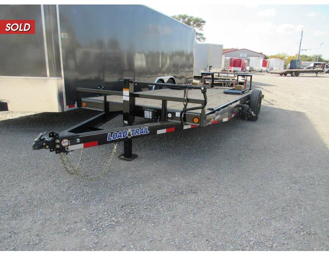 2024 Load Trail BP Car Hauler Flatbed 83 X 16 Flatbed BP at Trailers and Hitches STOCK# 08064 Exterior Photo