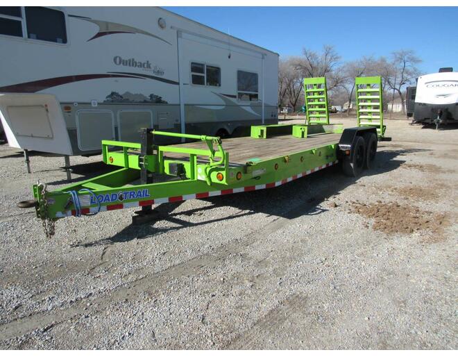 2022 Load Trail BP Car Hauler Flatbed 83 X 22 Flatbed BP at Trailers and Hitches STOCK# 53648 Exterior Photo