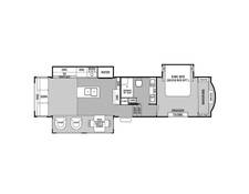 2018 Cedar Creek Hathaway 34RL2 Fifth Wheel at Trailers and Hitches STOCK# 19068 Floor plan Image